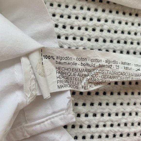 Zara White Cotton Shirt | 8 - Picture 9 of 9